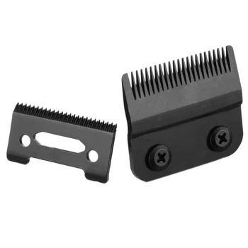 1 Комплект сменяеми стоманени аксесоари с подвижни острие за нож Професионална машина за подстригване на коса Кутия