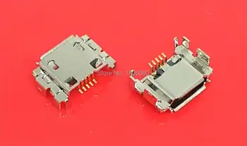 10 бр. оригинални Мини Конектор Micro USB Порт за Зареждане Конектор за Захранване Извита игла, ПОТАПЯ 5pin За Samsung Multilaser M7s M7-s