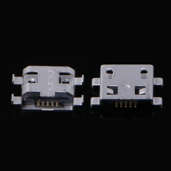 10 бр. Тип B Micro USB 5-пинов конектор за зарядно устройство, конектор за свързване на пристанището
