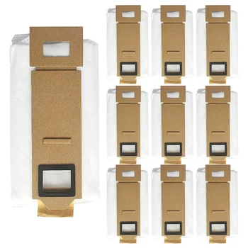 10 Опаковки прах колектори, Аксесоари за Xiaomi Roborock S7 T7S T7Plus T7S Plus, Торби за Прахосмукачка, Автоматична Смукателна Станция