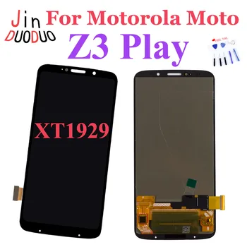 100% Тестван За Motorola Moto Z3 Play XT1929 на Дисплея LCD Сензорен Екран на Таблета Събрание Замяна За Мото Z3 Play LCD дисплей