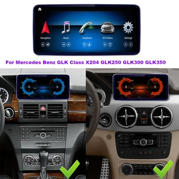 128 GB GPS Навигация Автомобилното Радио За Mercedes Benz GLK Class X204 GLK250 GLK300 GLK350 2009-2015 Android Екран На Устройството Carplay