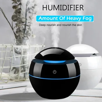 130 МЛ Мини преносим ултразвуков овлажнител на въздуха, дифузор с ароматни етерични масла, USB-туманообразователь, овлажнители на въздуха за дома на масата, туманообразователь