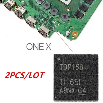 2 бр., съвместими с HDMI IC чип за управление, таймер TDP158, резервни части за ремонт на конзоли Xbox One X, аксесоари