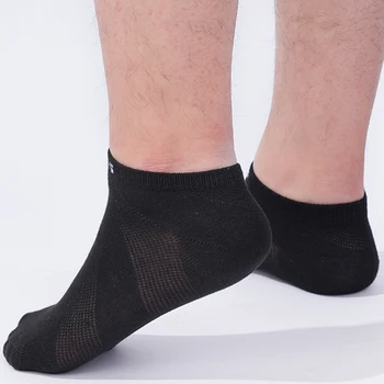 20 двойки /лот, мъжки тънки летни чорапи до глезена, полиестер, памук, мрежести къси дишащи ежедневни чорапи за мъже, нов стил 2023