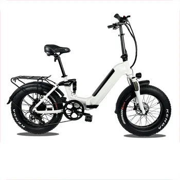 20-инчовият сгъваем електрически велосипед 48, рамка от алуминиева сплав, литиева батерия, преносими моторни шейни за възрастни мъже и жени