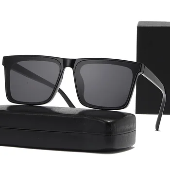2022 Нови квадратни поляризирани слънчеви очила мъжки дамски модни улични мъжки слънчеви очила корпоративна дизайн пълнозърнести лещи очила с UV400