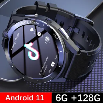 2023 НОВИ 6G 128G Мъжки Умен часовник Android 11 Z40 4G NET Dual camera Wifi GPS 900 mah-Power Bank Часовници MTK Чип за видео разговори Истински