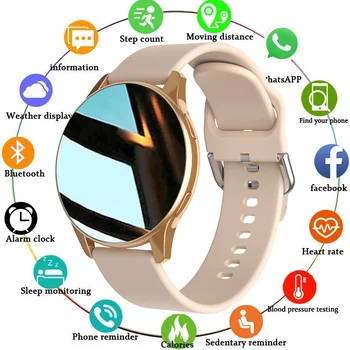 2023 Нови дамски смарт часовници с Bluetooth-разговори, наблюдение на сърдечната честота, кръвното налягане, умни часовници, водоустойчиви мъжки умен часовник IP67, разпродажба