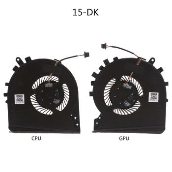 2023 Новост за HP 15-DK TPN-C141 L5710 Лаптоп Процесор Вентилатор за Охлаждане 5 0.5 A GPU Радиатора