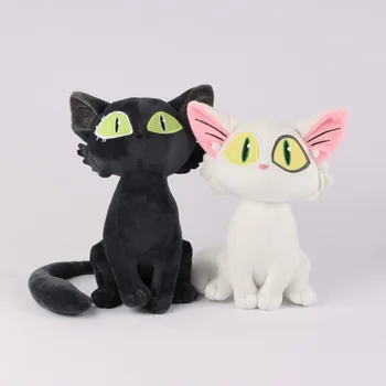 2023 Плюшен играчка, мультяшная плюшен кукла, е черно-бяла котка Katten Kids, подарък за рожден ден за деца