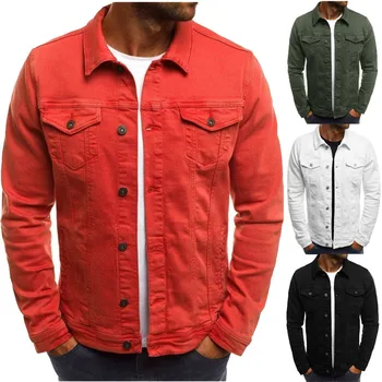 2023 Ретро мъжка риза-карго, яке, платно, полиестер, 6 цвята, униформи, лесно ежедневното палто в стил сафари, мъжки горната яке