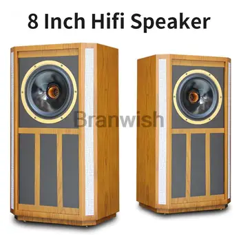 300 Вата 8-Инчови Високоговорители за библиотечка Коаксиален Аудио Звук Треска Hifi Система за Домашно Кино Дървена Музикална Озвучителна Техника Пасивни Говорителя
