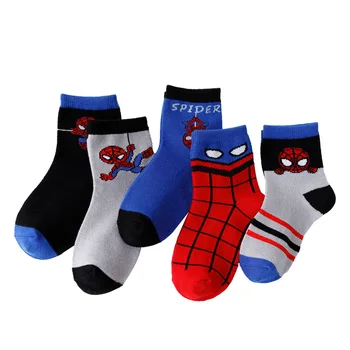 5 чифта топли чорапи с Човека-паяк от аниме 