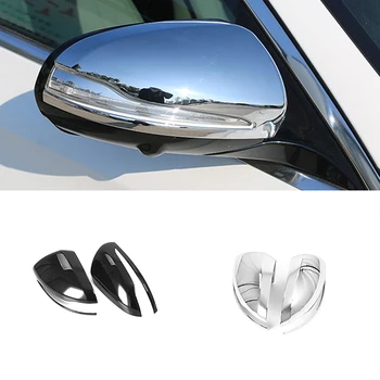 ABS Въглеродни влакна За Mercedes Benz C E class W205 W213 GLC X253 Рамка на Огледалото за обратно виждане Дръжки на Огледално Седалките Аксесоари