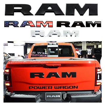 ABS стикери с емблемата на задния багажник на кола, значка с логото на Ram, автомобилен стайлинг за Dodge RAM1500 RAM2500 Caliber Journey, автоаксесоари