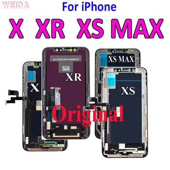 AMOLED Oled Incell За iPhone X XS XR XS MAX Сензорен LCD-дисплей За iPhone XS MAX Екранната Лента В Събирането на Резервни Части