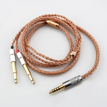 Audiocrast New 2.5/3.5/4.4/6.5 мм plug 16 основната OCC Меден кабел за слушалки за Meze 99 Classics НЕО НОАР Слушалки Слушалки
