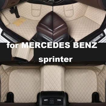 Autohome Автомобилни Стелки За MERCEDES BENZ Sprinter 2011-2019 Година Обновена Версия на Аксесоари За Краката Килими