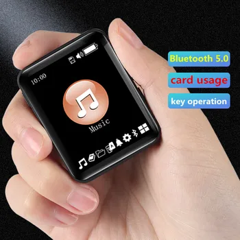 Bluetooth MP3 музикален плейър Студентски Walkman MP4 Преносим компактен мини-екран P4 Поддръжка на карти с памет/запис/външно възпроизвеждане/многофункционалността