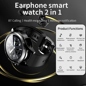 Bluetooth-съвместими слушалки, умни часовници, монитор на сърдечния ритъм, сън, подарък за рожден ден