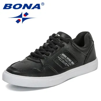 BONA 2023, нови дизайнерски дамски маратонки за скейтборд върху плоска подметка, мека ежедневни обувки на платформа, дамски лека дишащи обувки за ходене