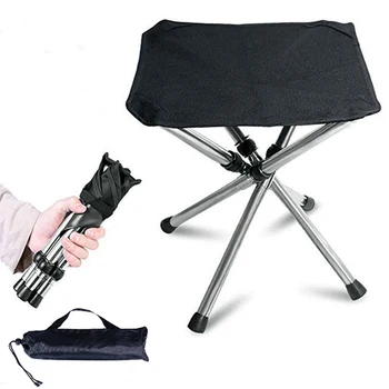 F2 Сгъваема табуретка за къмпинг стол за пикник, плаж и риболов, преносими столове с чанта за носене на ръка, туристически леки столове