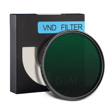 GiAi Променлив ND Филтър ND2-ND400 С Нанопокрытием Неутрална Плътност на Обектива на Камерата 82 77 72 67 62 58 55 52 49 мм