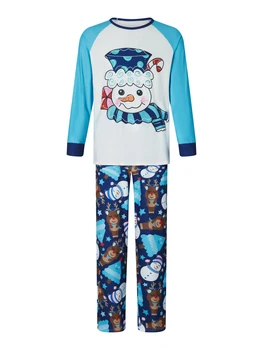 Gloomia/Коледни пижами за семейство, комплекти пижам с щампи на коледна тематика, пижама за възрастни и деца, празничен коледен комплект пижам за кучета