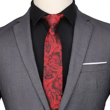 gravatas slim de luxo para homens вратовръзка с пейсли 6 см corbatas corbatas de flores, домашен вратовръзка, луксозен мъжката вратовръзка