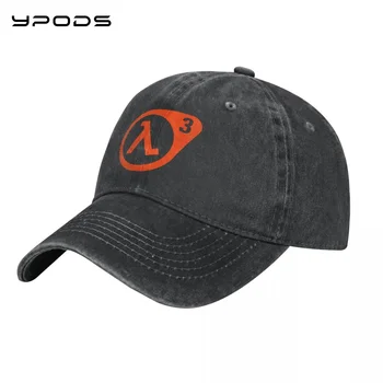 Half Life 3 Реколта бейзболна шапка от моющегося памук с регулируема кепкой за мъже