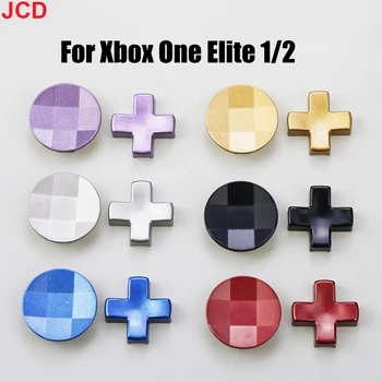 JCD Кръгъл клавиш с кръстни бутон за Xbox One Elite Series 1 и 2 Издание на резервни Части за ремонт на бутоните на геймпада на контролера на Xbox One Elite