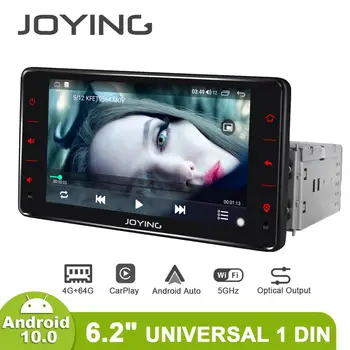 joying универсално авторадио Android 1 Din авторадио централна мултимедиен tv цифров GPS Carplay Bluetooth волан