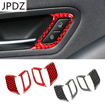 LHD и RHD, във вътрешния панел на автомобила дръжки на вратите, панел, врата заключване, етикети за Volkswagen VW Scirocco 2009-2016, автомобилен стайлинг