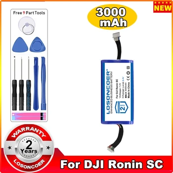 LOSONCOER 3000 mah сегмент rb2 7,2 НА батерия за DJI Ronin SC видео стабилизатор осветление кардан аксесоар