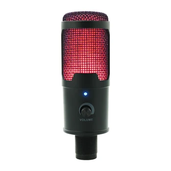 Manchez 2021 нов RGB цветни сменяеми led USB микрофон с отлично качество на звука