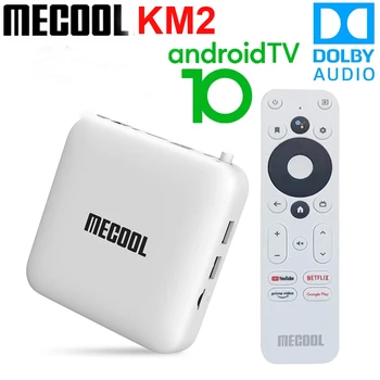 Mecool KM2 4K Android TV Box Amlogic S905X2 2 GB DDR4 USB3.0 SPDIF Ethernet, WiFi Prime Video HDR 10 TVBOX