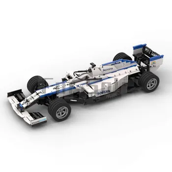 MOC-47392 Williams F1 Racing FW43 1-8 Мащаб от Lukas2020 Градивен елемент на Спортен Автомобил Пъзел Играчка За Детско Подарък