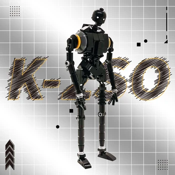 MOC градивен елемент на K-2SO робот-войник Измамник One фигурка играчки Строителна серия Star Космическа война Подарък за деца
