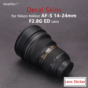 Nikkor AFS 1424/14-24F2.8 Защитно покритие на обектива за Nikon AF-S 14-24 mm F/2,8 G ED, Защитен Стикер за обектив, фолио Против надраскване