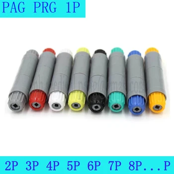 PAG PRG 1P 2 3 4 5 6 7 8 9 10 14Pin Медицински Пластмасов push-pull самостоятелно блокиране на Съединителя Без щепсела и контакта