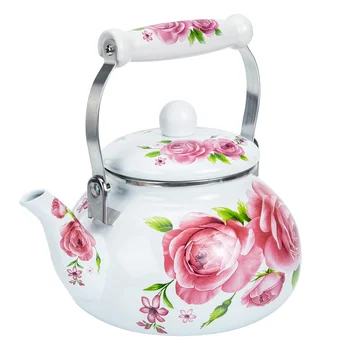 Prático esmalte chaleira de chá de água fria chaleira de chá esmalte chaleira de chá quente