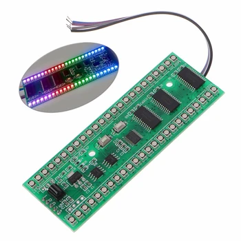 RGB MCU, регулируем дисплей, 24 led индикатор на нивото на VU, двоен модул