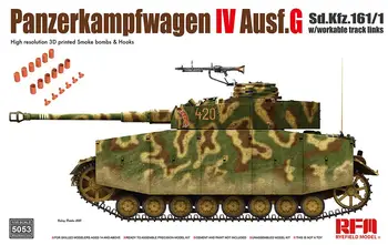 RYEFIELD RM5053 Модел Panzerkampfwagen IV в мащаб 1:35, комплект и РЕШЕНИЕ за АКТУАЛИЗАЦИЯ на RM2009