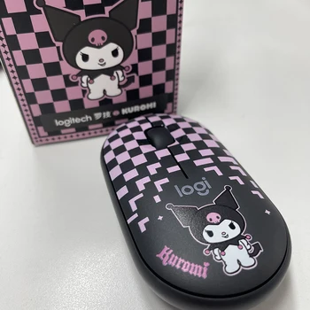 Sanrio Kuromi Mouse Kawaii Melody Cinnamoroll Удобни безжични Bluetooth безшумни Определяне на мишката за лаптоп, скъпа играчка