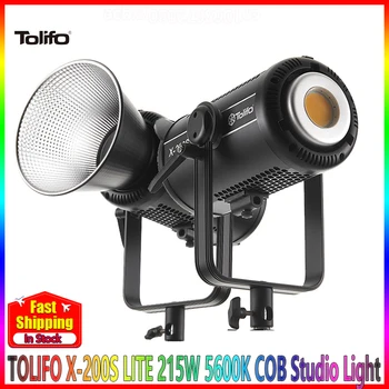 TOLIFO 5600K Дневни LED Видеостудийный Лампата 215W Непрекъснато Осветление CRI97 TLCI98 44500lux за запис на Видео на Живо