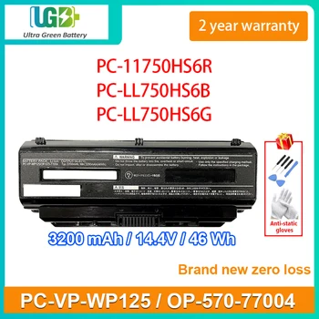 UGB Нова батерия, PC-VP-WP125 OP-570-77004 PC-11750HS6R за NEC PC-LL750HS6B PCLL750HS6B PC-LL750HS6G PC-LL750LS6R 14,4 v 3200 mah