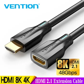 Vention HDMI 2.1 Удлинительный Кабел 8K HDMI 2.1 Удлинительный Кабел 48 gbps HDMI Мъжки Женски Кабел за PS4 HDMI Switch HDMI Удължител 2
