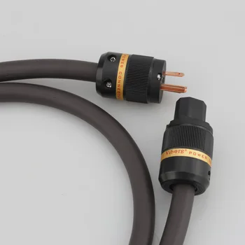 Viborg VP1606 OFC RISR, 6 mm квадратен захранващ кабел HIFI от САЩ, штепсельная свещи от чист мед, аудиофильский