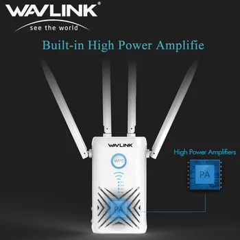 Wavlink Безжичен Висока Мощност 2,4 И 5 Ghz 1200 Mbps Wi-Fi Рутер/Ретранслатор/Точка за достъп за WiFi Удължител обхвата на Wifi Усилвател Repetidor Wifi